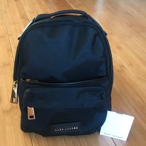 Marc Jacobs Nylon Varsity Mini Black Backpack